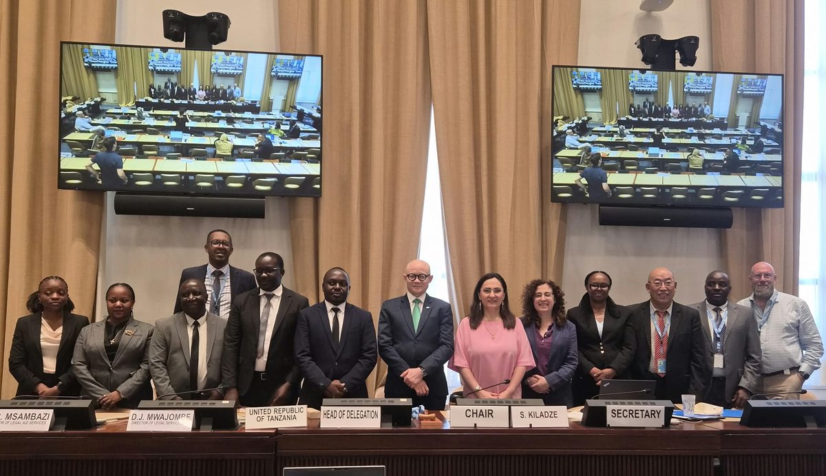 UNChildRights1's tweet photo. The #UNCRC held constructive dialogue with the distinguished delegation of United Republic of Tanzania to review 6th periodic report at the 101st CRC Session #childrensrights #childrensrights, @SophieKiladze https://t.co/6noxi6wtiE