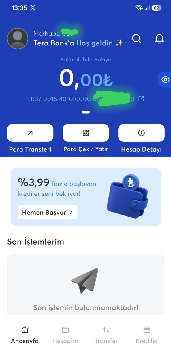 OzerE71420's tweet photo. @basknlikdivani @terabank_tr Islem tamam @basknlikdivani  @baskanlikyedek güvenlik prosedürü mükemmel Hadi Bismillah.. https://t.co/JZYjC06ACS