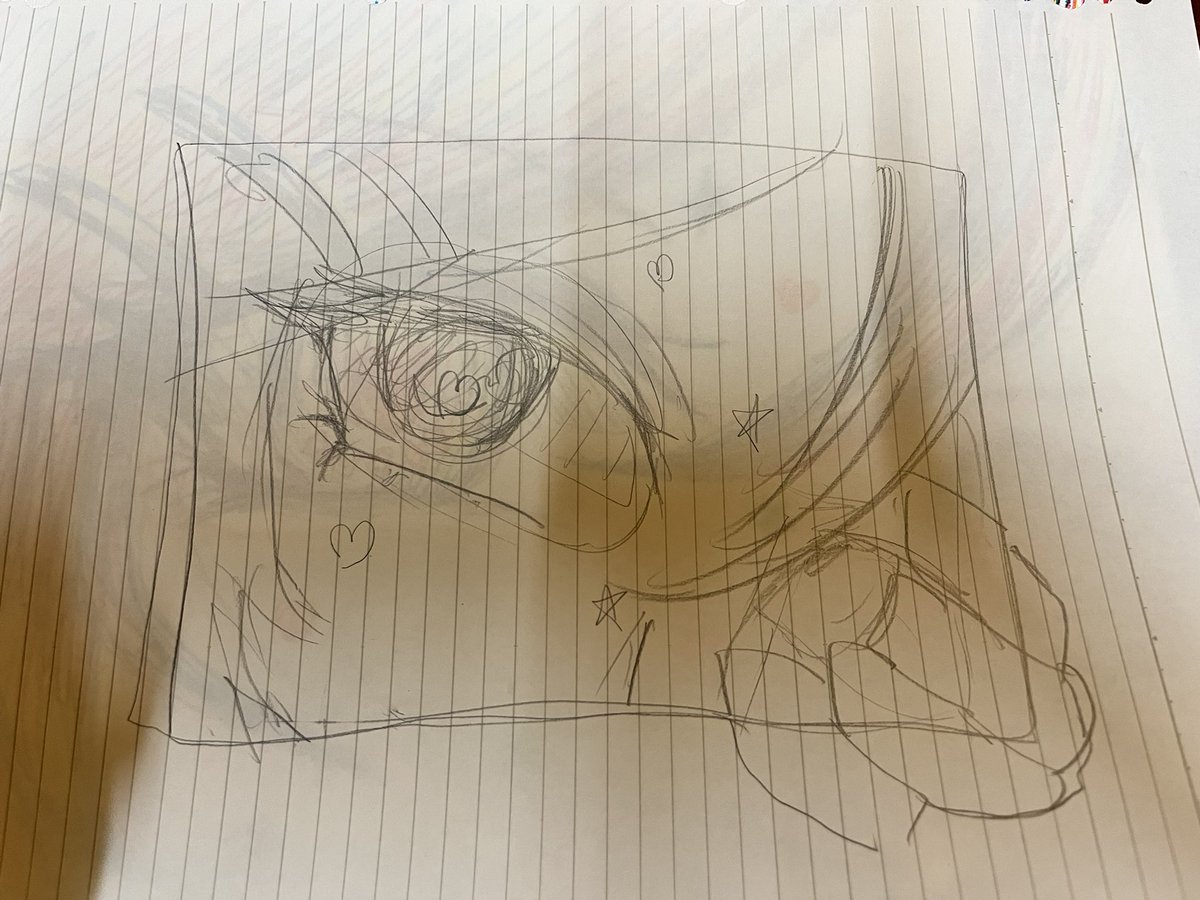 ug_uag's tweet photo. なんか、納得いかないから、もうちょっとやってやめる。なんも考えないで自由に手を動かして描くの楽しかった、満足。 https://t.co/O9FcUHTwTZ