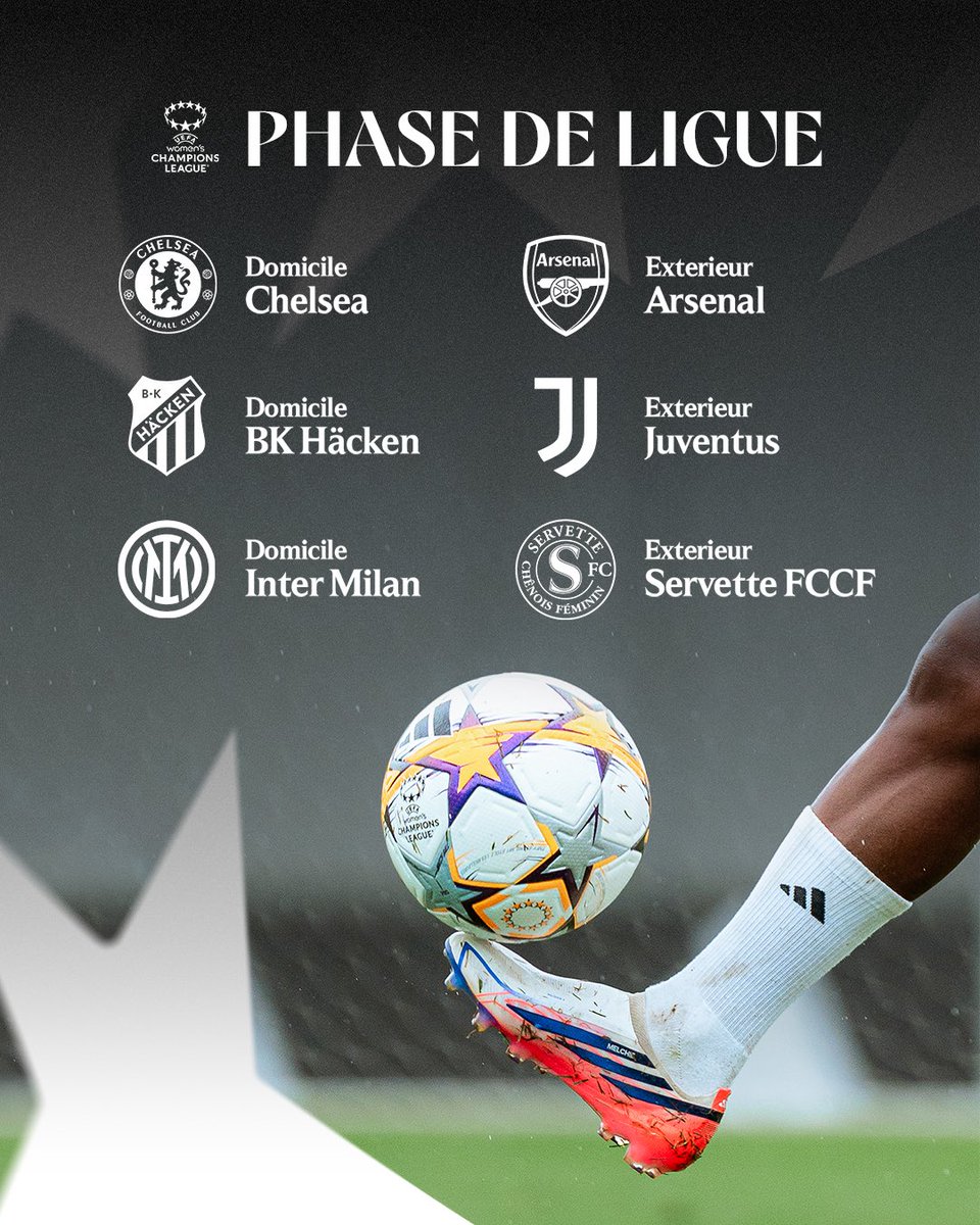 ol__lyonnes's tweet photo. Nos adversaires européens pour cette phase de ligue 2026/27. ✨👀
#UWCLdraw https://t.co/ypHk8bGOPq