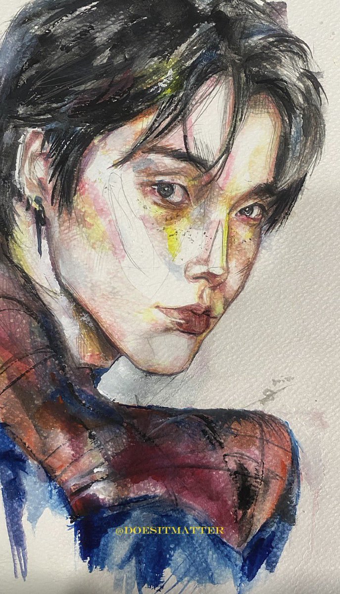 gaiwoww's tweet photo. ได้วาดซึงฮันแล้ว tt https://t.co/JGcXcQmPv9