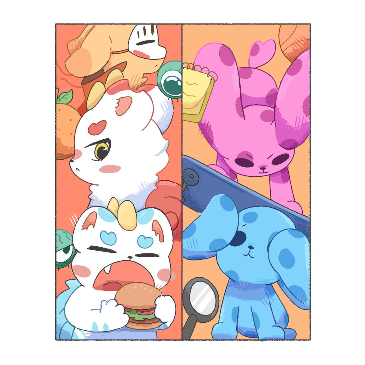 Onipensai's tweet photo. Lots of dogs https://t.co/lkzkH9Bozg