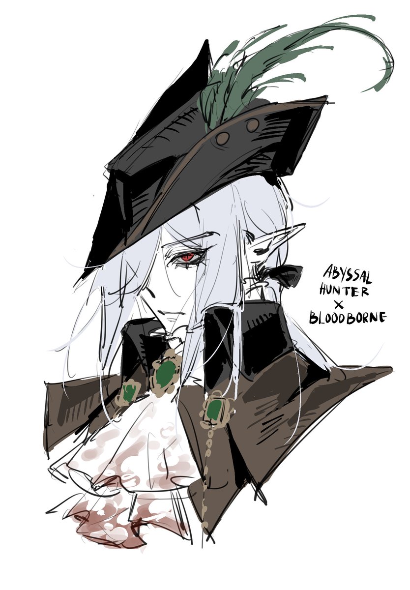 Asepsayur_'s tweet photo. Arknights bloodborne collab when https://t.co/2ONXJktemQ