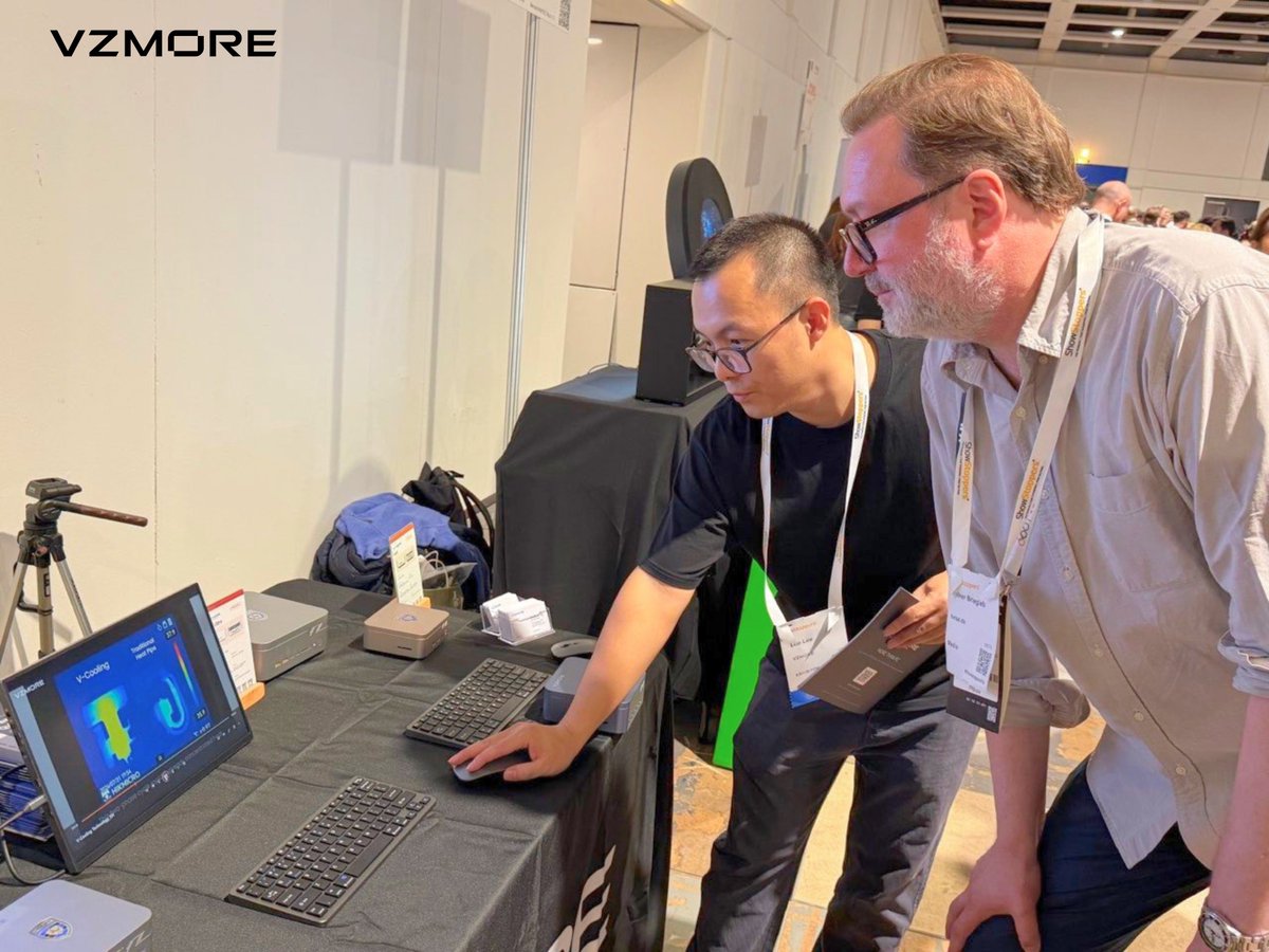VZMORE_Official's tweet photo. We were in Berlin
VZMORE made its global debut at ShowStoppers @ IFA.
We connected with global media and creators, sharing V-Cooling™ and how we’re developing new solutions for the Mini PC industry.

Two #VZMORE Mini PCs are coming soon.
Follow vzmore  & Visit🔗https://t.co/HTk9qcrJB1
----
#VZMORE #MiniPC #IFA #showstoppers #IFA2026 #Cooling #ComingSoon #tech