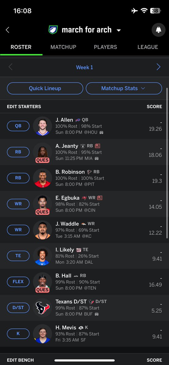 envyywick's tweet photo. @NYJBrick forced to pick josh for adp reasons💔 https://t.co/5M8JRrb5rw