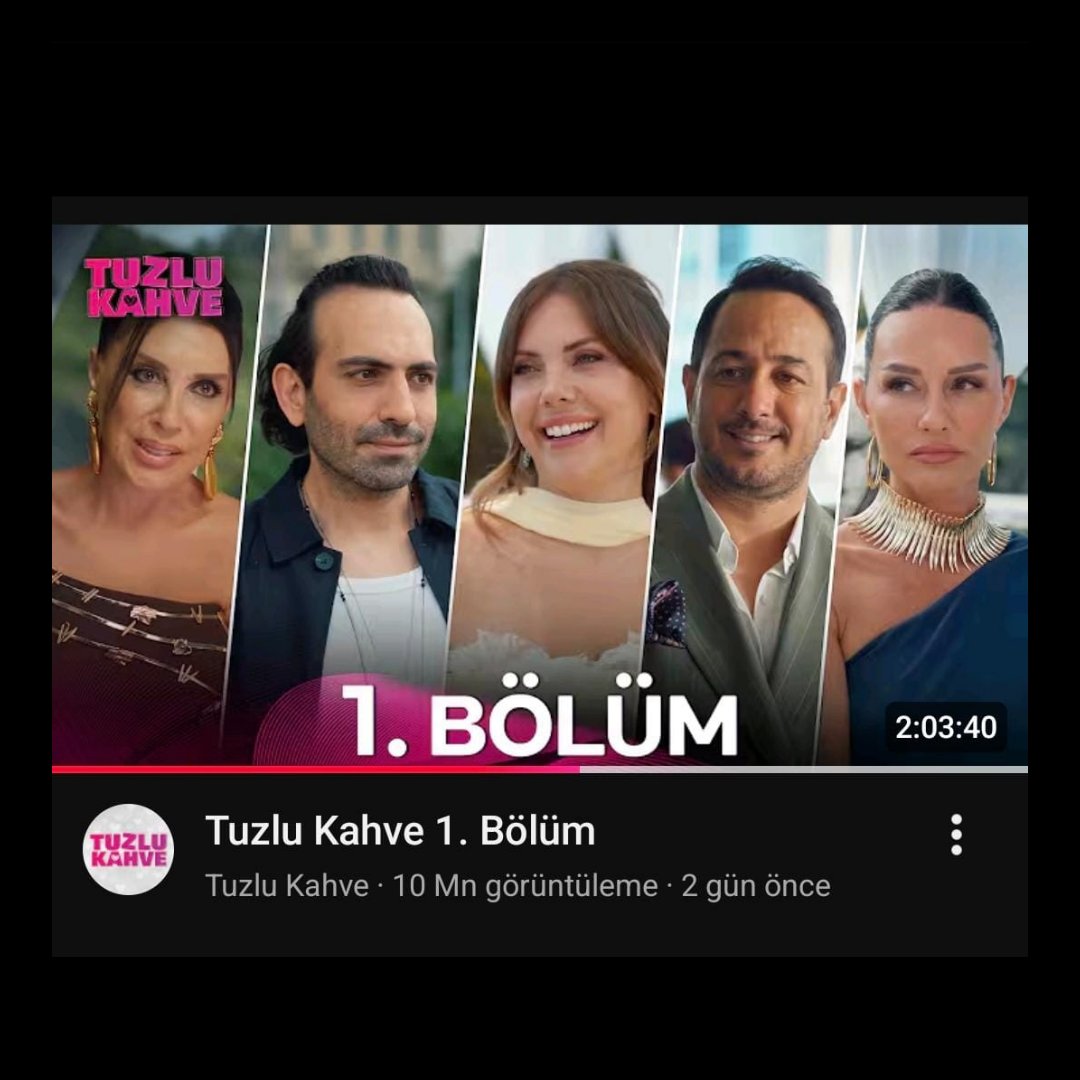 PopFestTR's tweet photo. Tuzlu Kahve dizisinin ilk bölümü, YouTube'da 2 günde 10 milyon izlenmeye ulaştı. https://t.co/Wdd7uxBdMh