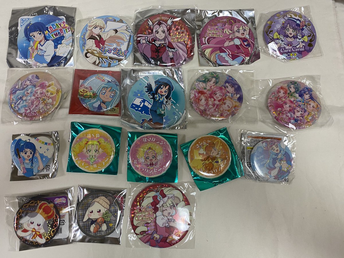mitarashi_kids's tweet photo. プリキュア　譲渡　買取　ガチャ　アクリルチャーム　アクリルスタンド　缶バッジ　

譲)画像1〜3
求)定価＋送料
◯画像1枚目(特にソラちゃん関連)はお譲り悩んでおりますので2枚目3枚目からもお引き取りお願いします。
◯希望が重なる場合多くお迎えいただける方(特に2.3枚目含む方)を優先します。 https://t.co/4YeV27iccc