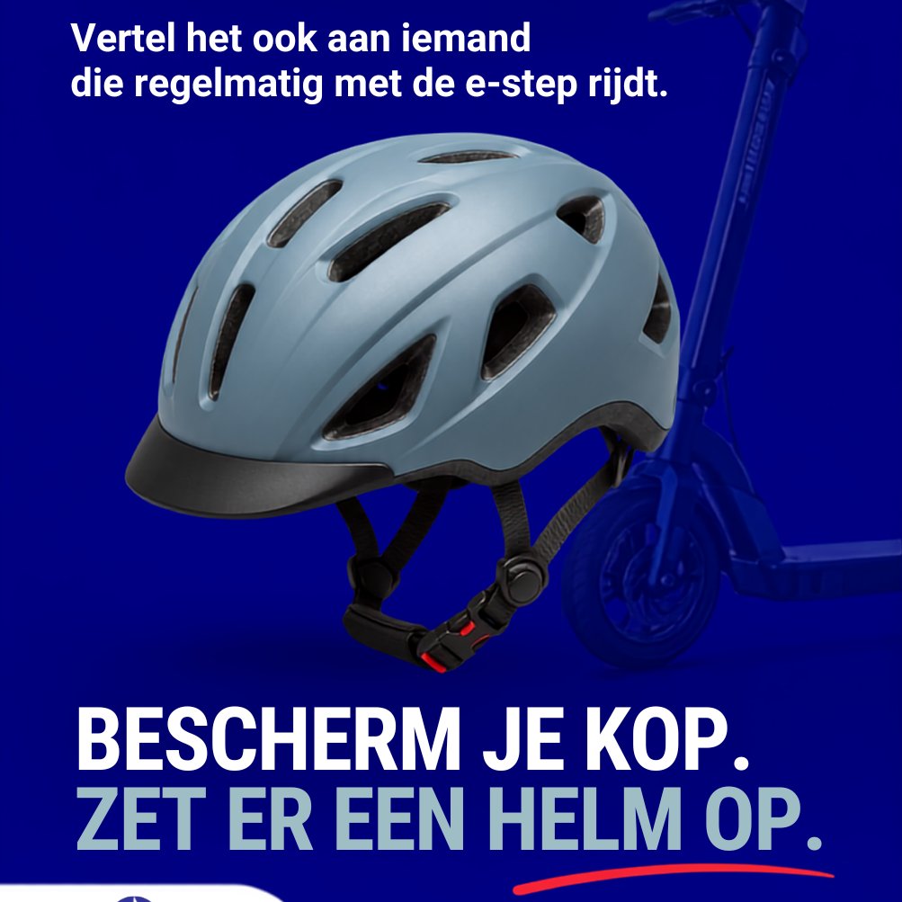 PzGbergenLierde's tweet photo. Veel e-stepgebruikers blijken de nieuwe helmregel nog niet te kennen. Daarom zetten we ze nog even duidelijk op een rijtje ⤵️
Kan je e-step volgens de constructie sneller dan 20 km/u? Dan is een helm sinds 1 september verplicht.
🧠BESCHERM JE KOP. ZET ER EEN HELM OP!
#estep #helm https://t.co/KN30gtq5Fo