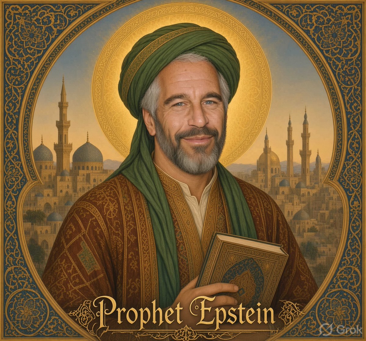 Woundedlioon's tweet photo. If Epstein was born 1400 yrs ago 

Le Muslims : https://t.co/zYhyAHDL7F