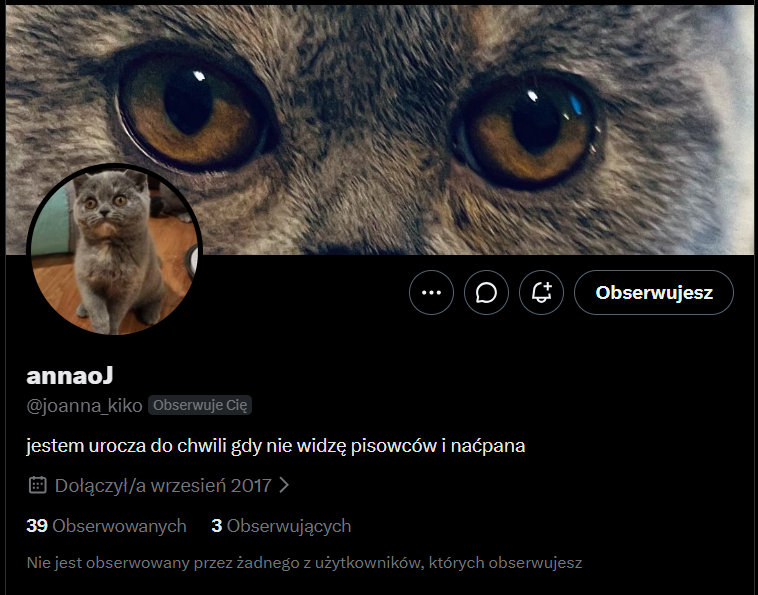 _DiabelStockton's tweet photo. Aśka mje #FF @joanna_kiko moja najstarsza kumpela na X i prototyp pierwszej Diablicy na Twitterze. Wredna, podła i nieustępliwa wobec pisowskiego motłochu.

Właśnie straciła swoje duże konto. Musimy odbudować jej zasięgi i wiarę w prawo, sprawiedliwość i rozliczenia.

Pomożecie!? https://t.co/6StpkRVm6U