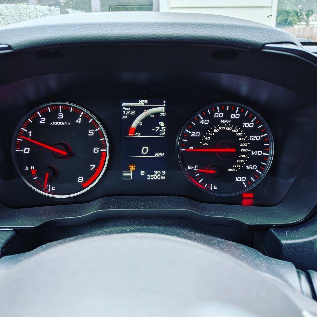 AndrewKlebvi's tweet photo. Got in the WRX this morning for work and realized I’ve already put 3, 500 miles on it. A nice number worth capturing. https://t.co/K0JisZutOW