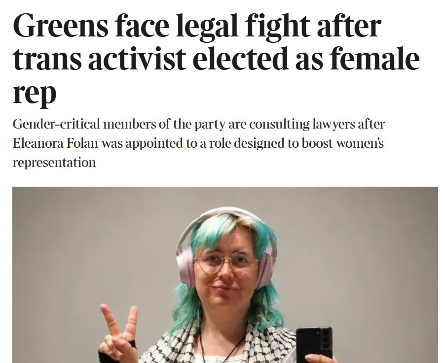 EmmaBatemanGPW's tweet photo. In 2021 I was suspended from @TheGreenParty for asking if I had to agree that the man who was co chair of @GreenPartyWomen was female.
I'm taking the Greens to court, but they still don't get that 'the law', like 'woman' is not whatever they want it to be.
https://t.co/37OgBkuw0K https://t.co/4Wc0ukGshc