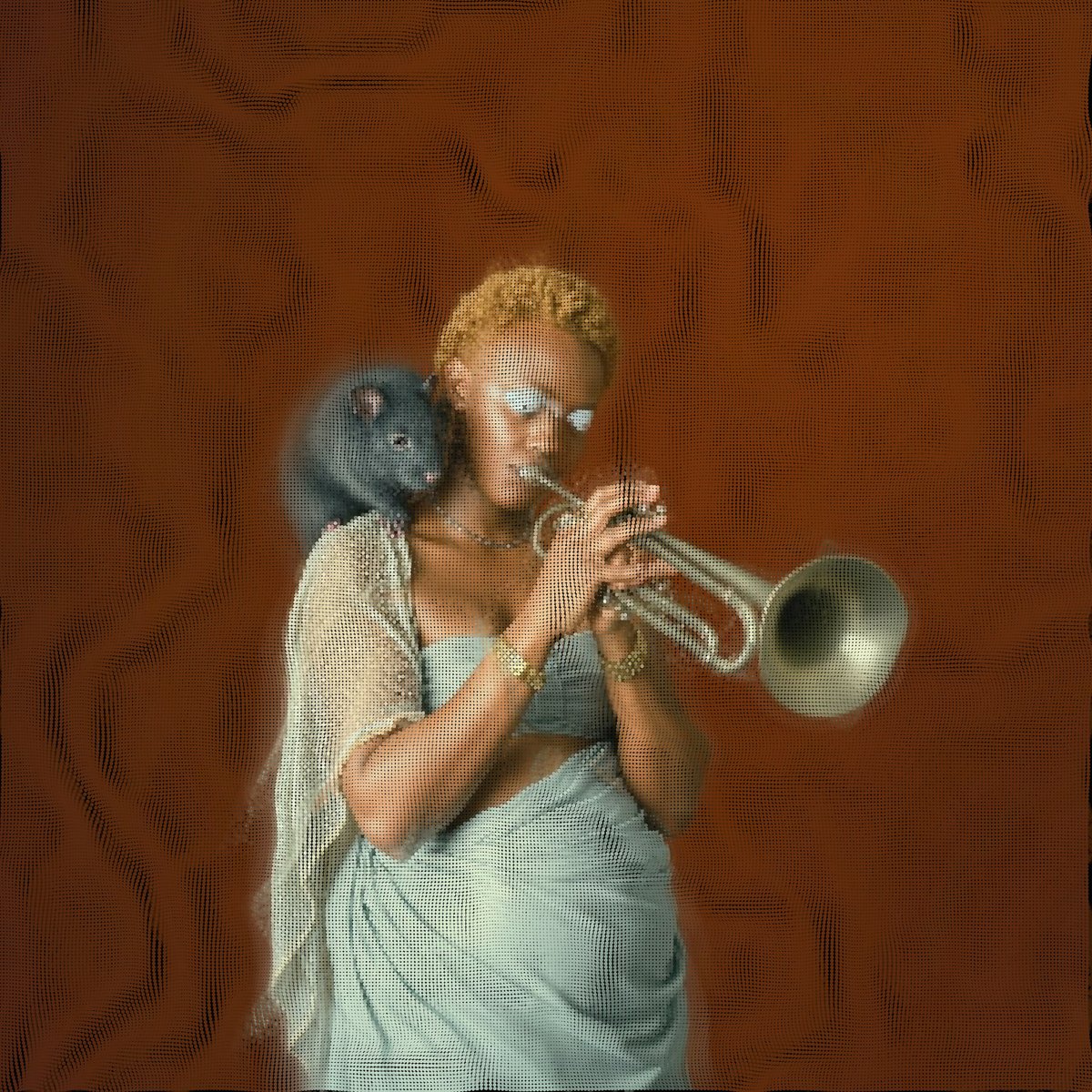 TheTallyMen's tweet photo. The Trumpeter Tally Woman and her pet mice. https://t.co/0LUYOe4fWc