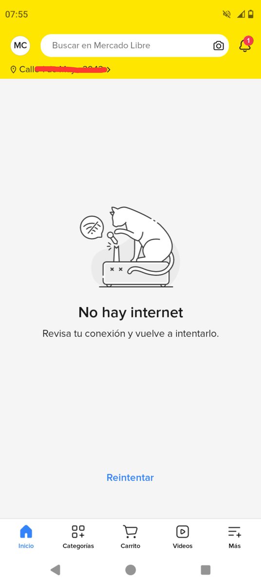 Melii_bc's tweet photo. Me parece espectacular que cuando se cae internet mercado libre ponga a un gato haciendo cagada https://t.co/0BvNJbGbDT