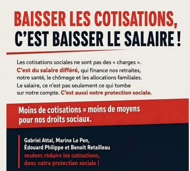 manara37's tweet photo. la grande arnaque qui consiste à rapprocher le #salaire brut du net #cotisations #presidentielles2027 #budget2027 #smic https://t.co/LmQoT2nM6z