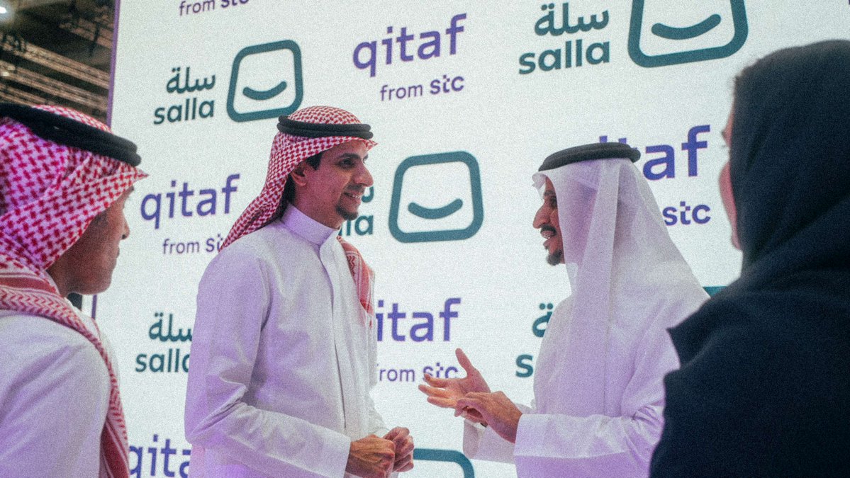 SallaApp's tweet photo. شراكة جديدة تجمع سلة وقطاف
خلال مؤتمر #Leap أبرمت شركة سلة مع برنامج @qitaf_fromstc شراكة تتيح للعملاء كسب نقاط قطاف واستبدالها لدى المتاجر المشاركة على المنصة.
خطوة تضيف قيمة جديدة لتجربة العملاء، وتفتح فرص أكبر لتجار سلة https://t.co/GcXAQGvLGg