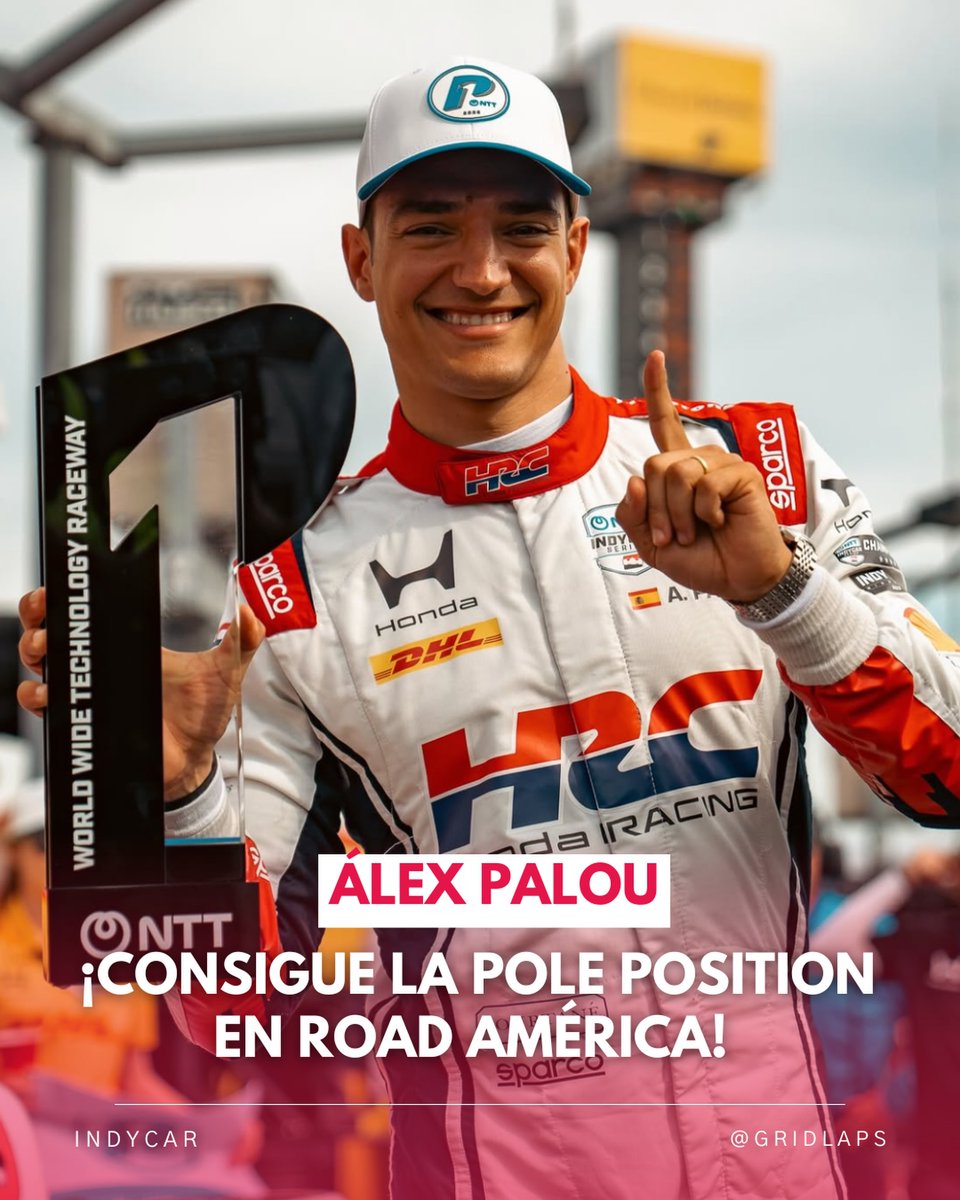 ElizMathietw's tweet photo. ANOTHER ONE! Álex Palou takes pole position for the race at the iconic Road America circuit. Fifth consecutive pole for the Spanish Chip Ganassi Racing driver. https://t.co/RBv9gXtzAk