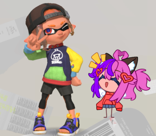 Lost_K1m's tweet photo. Bereit für 14 Uhr? 

https://t.co/2jOkFgFCve

#GERVtuber #Catgirl #Cute #Cat #Pink #Purple #Splatoon3 #Minecraft https://t.co/oWuufMoWY5