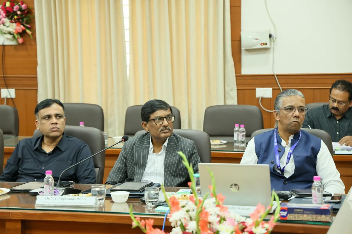 VCRguhs's tweet photo. Raichur | 218th Syndicate Meeting
📅 04 September 2026

The 218th Syndicate Meeting of Rajiv Gandhi University of Health Sciences (RGUHS) was held today at Raichur, at the University’s affiliated institution, Navodaya Group of Institutions.

The meeting was chaired by Hon’ble Vice-Chancellor Dr. Bhagavan B.C., and attended by Registrar Shri Arjun Wodeyar and Finance Officer Shri Gangadhar B.K., along with the members of the Syndicate.

The meeting deliberated on key academic, administrative and developmental matters concerning the University and its affiliated institutions, reaffirming RGUHS’s commitment to strengthening health sciences education and institutional excellence.

#RGUHS #SyndicateMeeting #218thSyndicateMeeting #Raichur #NavodayaGroupOfInstitutions #HigherEducation #HealthSciences #InstitutionalExcellence #DrBhagavanBC