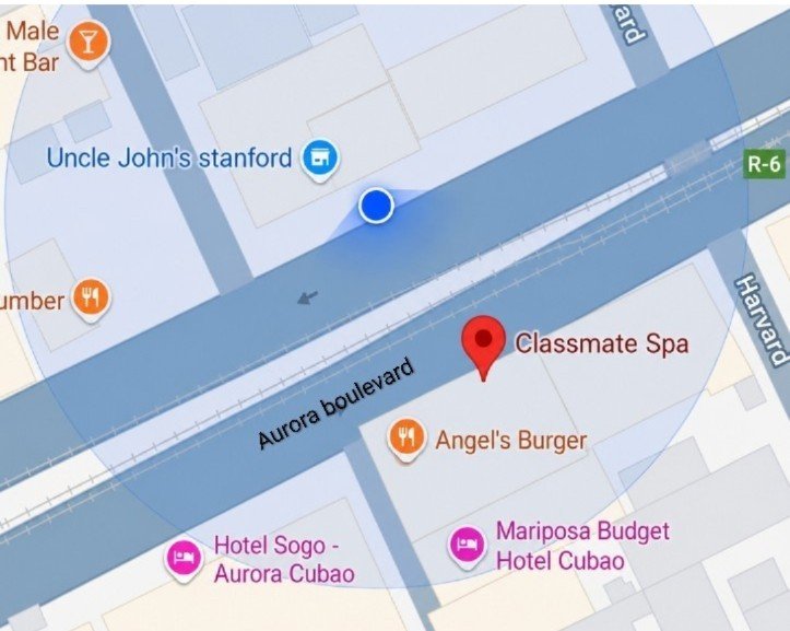 ClassmateSpa's tweet photo. @avelpuno Aurora boulevard cor Stanford street Cubao Quezon city. https://t.co/vP2FTHmWPN