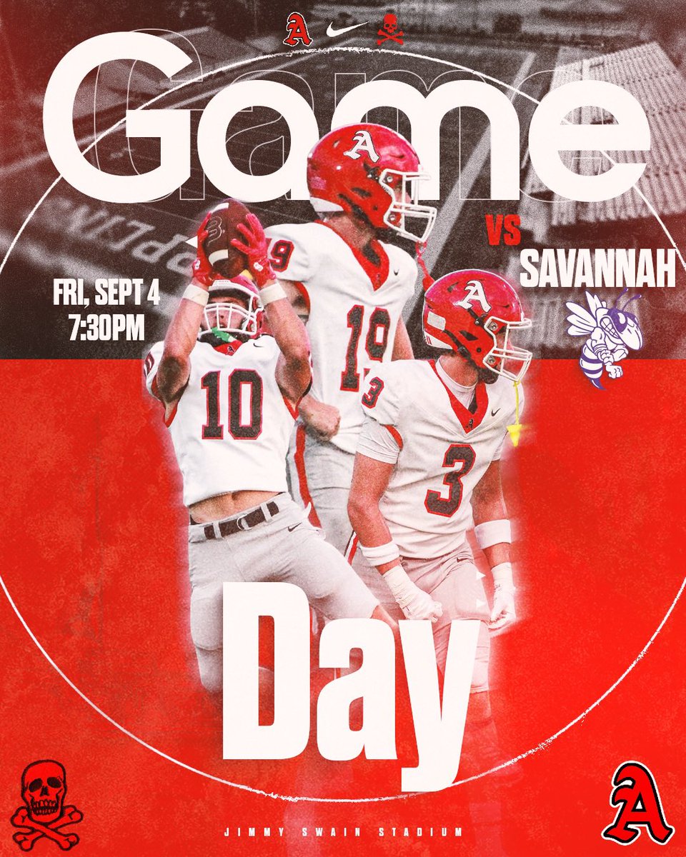 ApplingRecruits's tweet photo. BAXLEY! IT IS GAMEDAY AT HOME for your Pirates! The Pirates will host Savannah High School in Jimmy Swain Stadium tonight! Kickoff will be at 7:30, make plans to be there and BE LOUD! 

Go Pirates! 🏴‍☠️🏴‍☠️🏴‍☠️ https://t.co/iw8TANlRy8