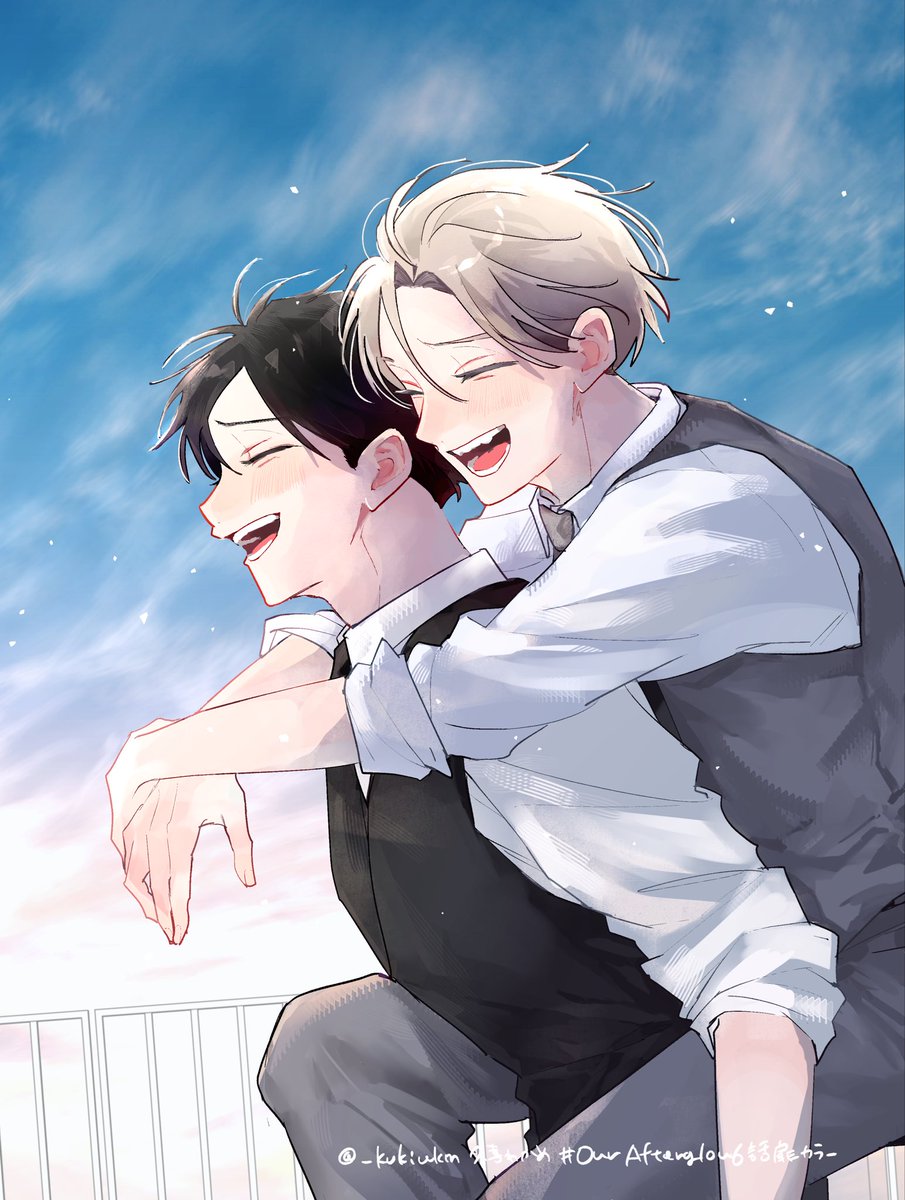 _kukiwkm's tweet photo. 最終話扉カラー🌌
#OurAfterglow #アワアフ https://t.co/7jLoJiY4I1