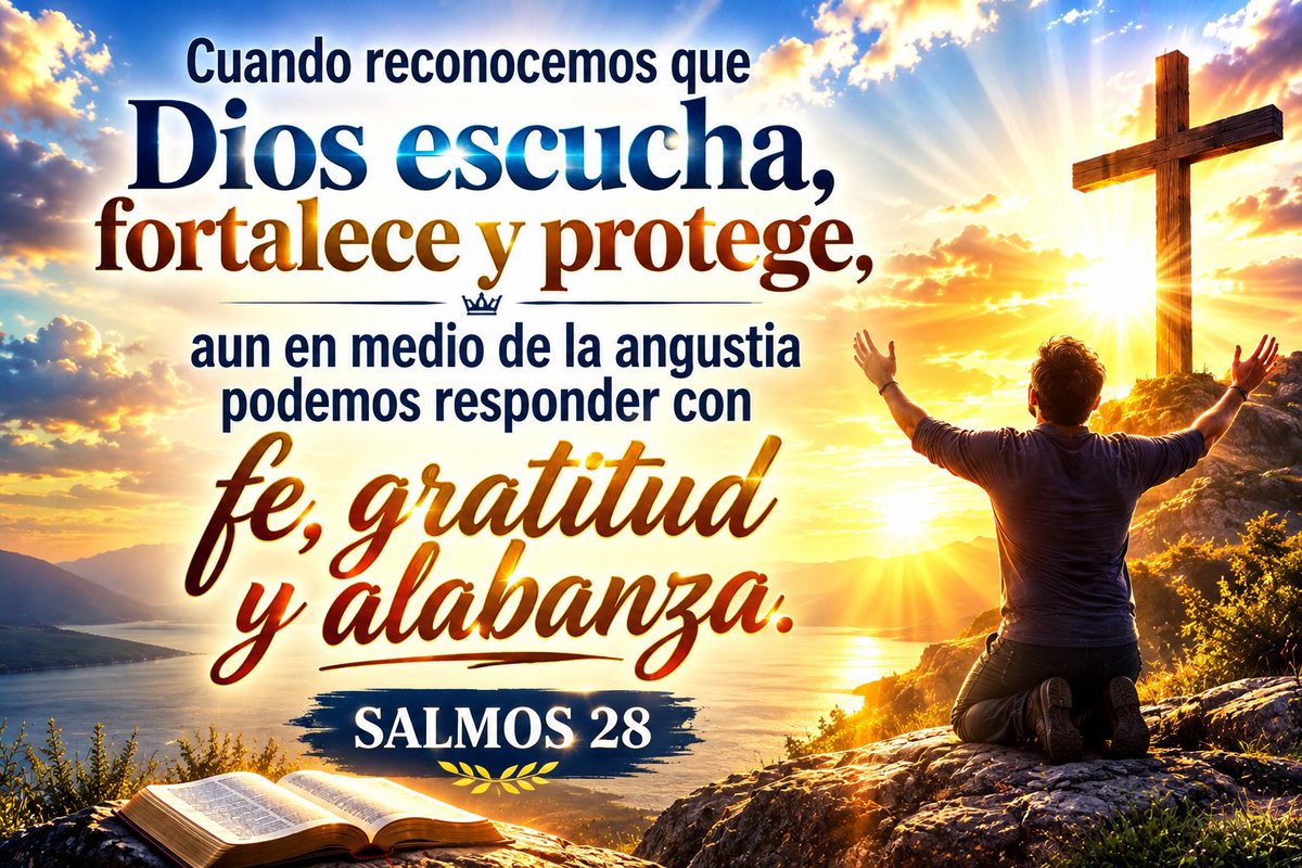 brunoraso's tweet photo. Cuando clamamos a Dios en medio de la angustia, Él transforma nuestro temor en confianza, nos fortalece con su poder y nos sostiene como nuestro Pastor. (Imagen IA) #Salmos28   #rpSp 
👉  https://t.co/1GNBJ9LyTp https://t.co/wAxS0lbiMt