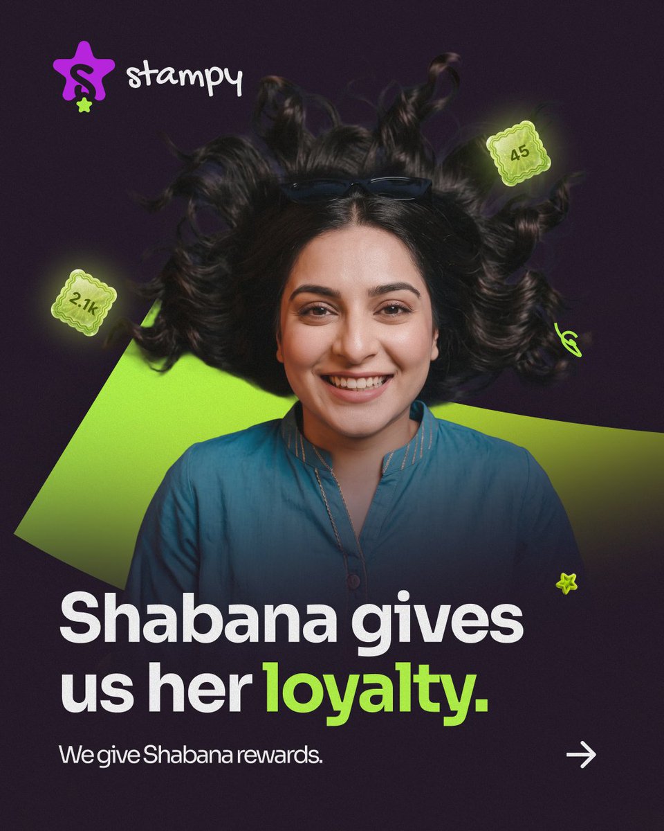 stampy_app's tweet photo. Your loyalty matters. Your rewards should show it.

#BeLikeShabana #LoyaltyMatters #EarnAndRedeem #Rewards #LoyaltyProgram #ShopAndEarn https://t.co/exEFs3UcZS