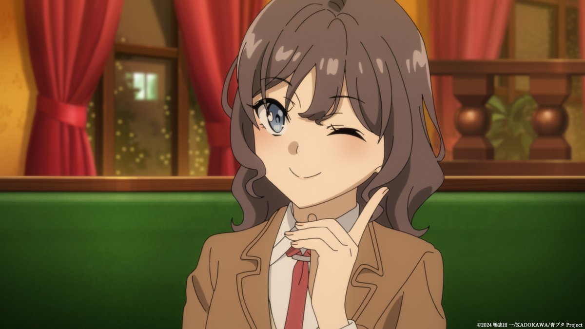 aobuta_anime's tweet photo. ╭━━━━━━━━━━━╮
   #青ブタ 再放送ご視聴
 ありがとうございました✨
╰━━━━━━━━━━━╯

📅9/14㈪は第11話を再放送！
📺BS11│23:30~

青春ブタ野郎はディアフレンドの夢を見ない
2026年10月16日㈮劇場公開🐷

https://t.co/XV7r81lk05

#青ブタアニメ https://t.co/NdoYze13Y3