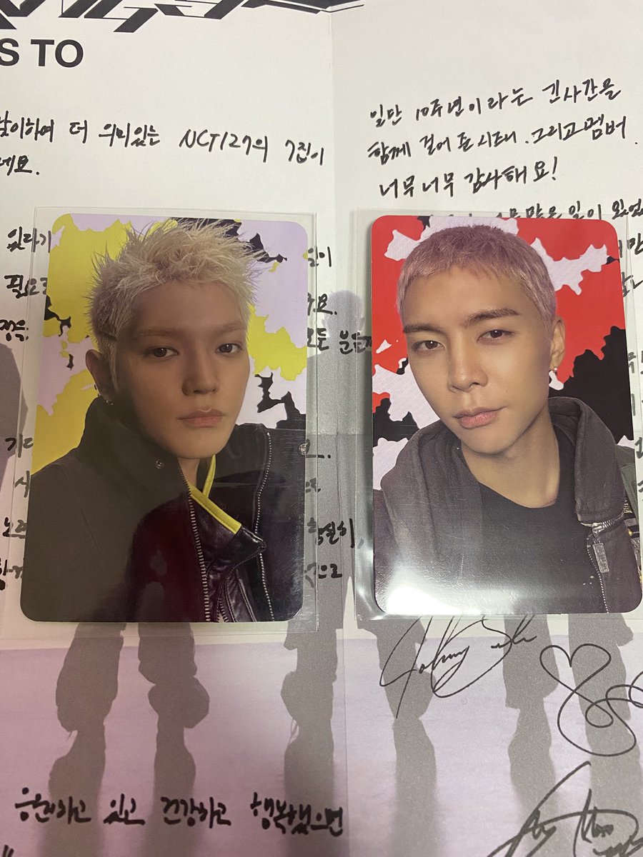 erizen_exonct's tweet photo. NCT127 blingy トレカ 交換

譲り:ジャニ(ポスター、ポスターjp、Smini)
Smini本体 ジャニ、悠太 YUTA
テヨン ポスターjp

求む: 同異種 ジェヒョン (ポスターjp優先)
同異種 ヘチャン

郵送交換希望です
よろしくお願いします https://t.co/15fjHiKicz