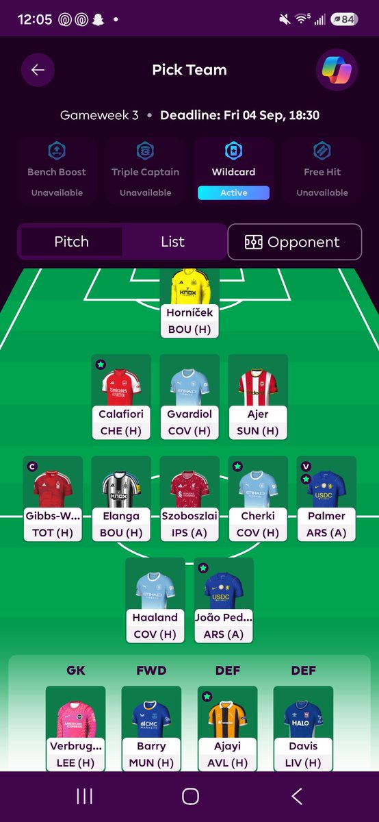 ISuckAtFPL_'s tweet photo. "Ooh look at me im gon- gonna TC Haaland this game week cause.. me.. Meh Coventry :("

Sod off, that guy's washed now

99% of players choosing Haaland? Watch that Norwegian get 4 points 

Morgan Gibbs-white will outscored Haaland, and you cant convince me he wont
#FPL https://t.co/dVUNC13cP8