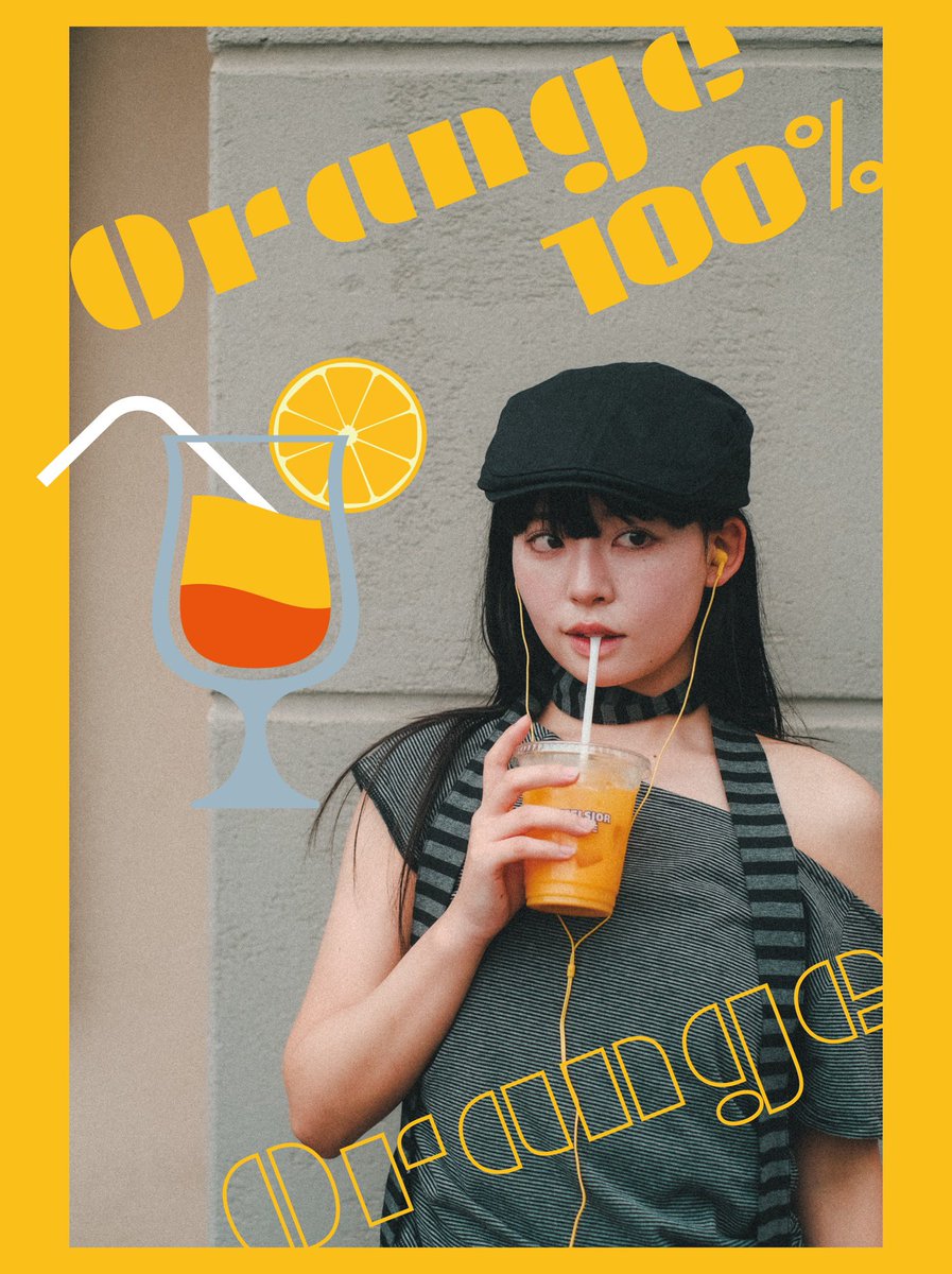 nekonosuke_'s tweet photo. オレンジジュース🍹

model: 桃ひな（@momo_hina_2 ）
#東北ポートレート https://t.co/v2FxalNEYo