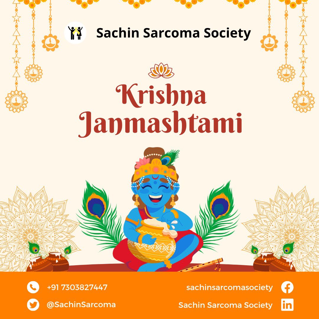 SachinSarcoma's tweet photo. @SachinSarcoma wishing everyone Happy Janmasthami today.
#Happyjanamashthami https://t.co/w153K7Pp34