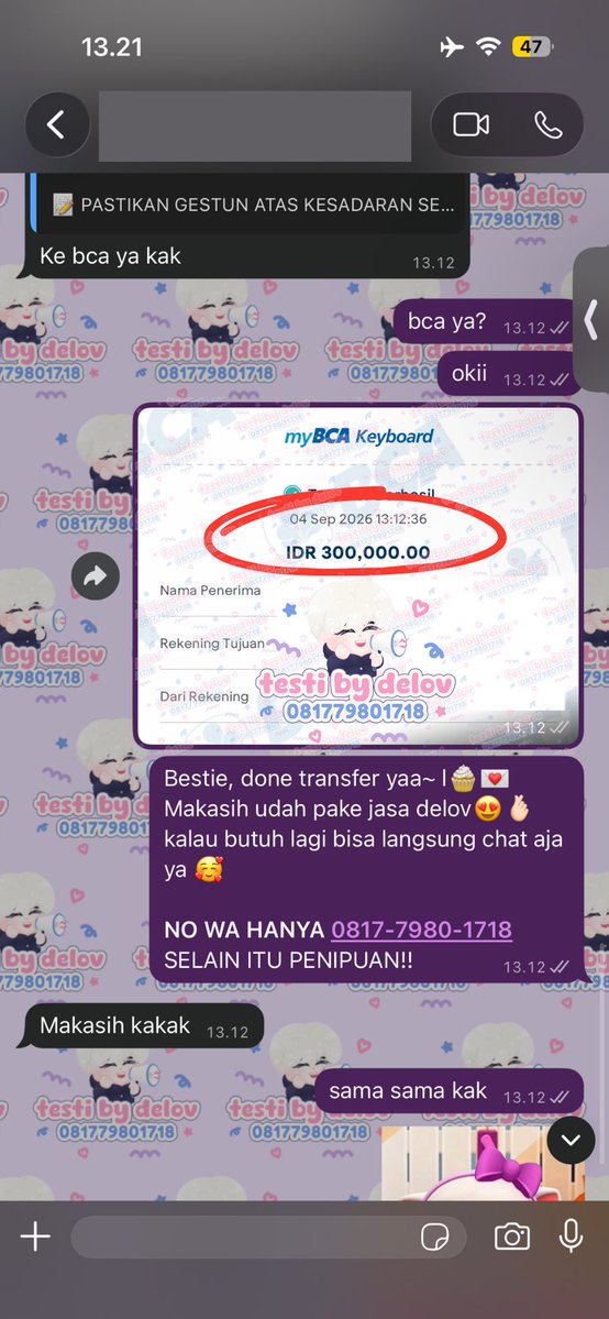 cleoklepon's tweet photo. FRESH TESTIMONIAL 🧾💗

OPEN GESTUN ALL PAYLATER ✨
buat ka-ka yang lagi cari pencairan, boleh langsung cek &amp; tanya ke DeLoV 🫵🏻

trusted since 2022 🤝🏻
📲 https://t.co/BiEVKZ3v24

zonauang spaylater kredivo indodana blibli tiket traveloka atome gopay tiktok kartu kredit cc dll https://t.co/qLiMbcrzae
