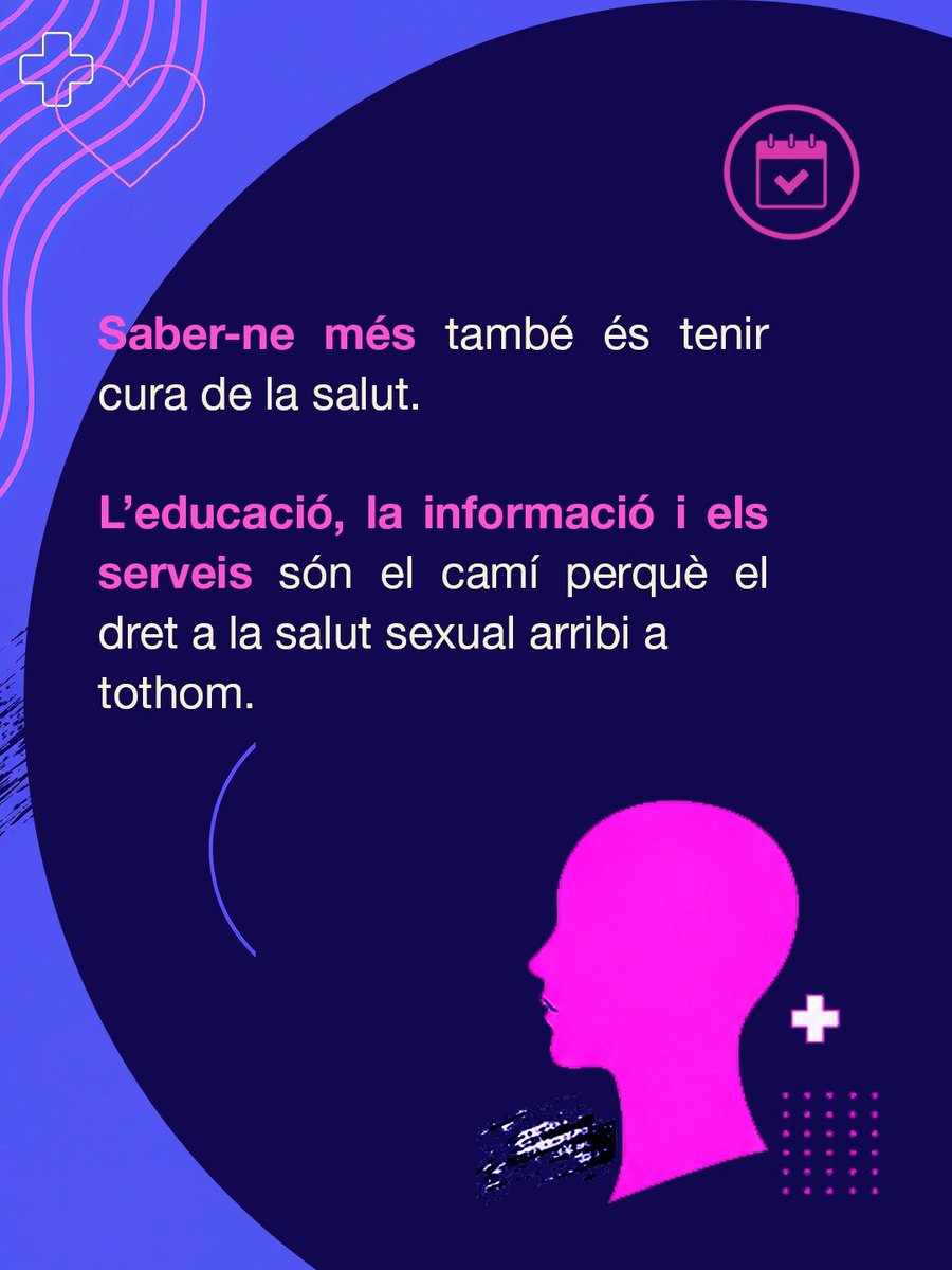 salutcat's tweet photo. ✨ El nostre cos, el nostre plaer, el nostre dret.

💜 Avui, coincidint amb el Dia Mundial de la Salut Sexual, reivindiquem una salut sexual basada en els drets, l'autonomia, el respecte a la diversitat i l'accés a la informació i als serveis. https://t.co/k9sB7ZzAqZ