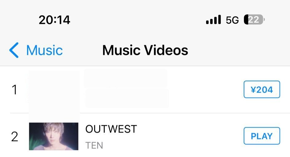 TENzenter's tweet photo. 260904 | 20:00 JST

iTunes Japan Songs Chart
# 3 #TEN_OUTWEST

iTunes Japan Music Videos Chart
# 2 #TEN_OUTWEST https://t.co/gFIOBrxxZW