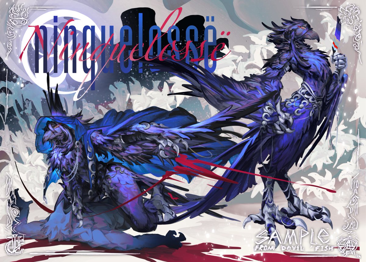 DevilfishDFV's tweet photo. 🐦‍⬛LAST WISH OF TWILIGHT🐦‍⬛
Character design commission for niyah https://t.co/GD7alLzhlG