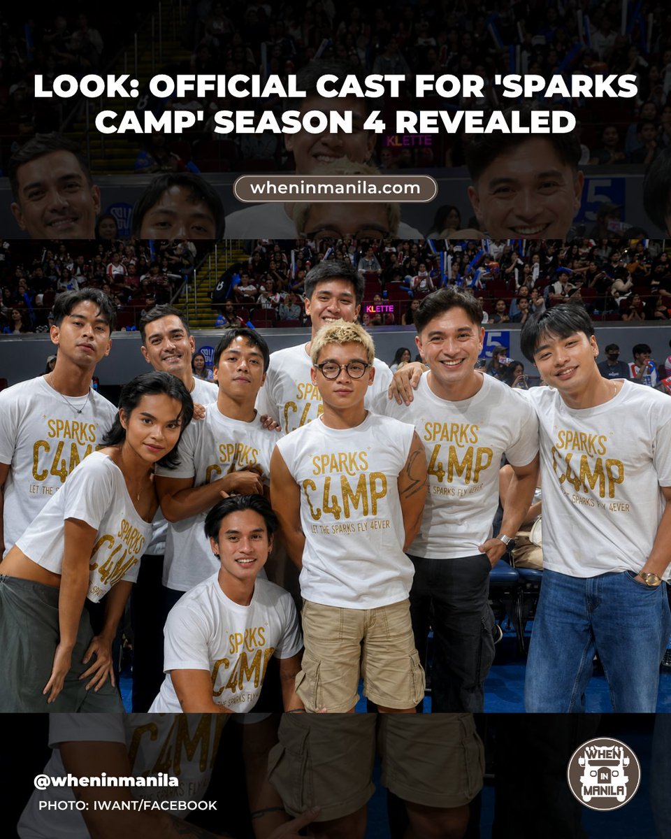WhenInManila's tweet photo. A new season, a new set of campers, and a whole lot of sparks! 🏕️⚡️

READ: https://t.co/WA4Wu3YL0f https://t.co/XdqTldtDd6