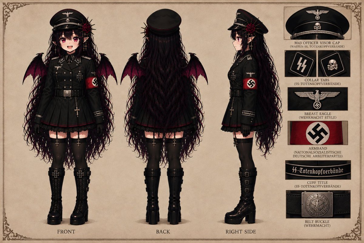 CrownTheSavage's tweet photo. New pinned post: updated character sheets!
Boundaries: Please don’t romantically ship my characters except with @IsekaiInso4’s characters. No sexual or suggestive content.
Please use my art tags and tag me in your creations!
#CrownAI everything.
#NatsoCrown National Socialist. https://t.co/pK9NW9Cg1u