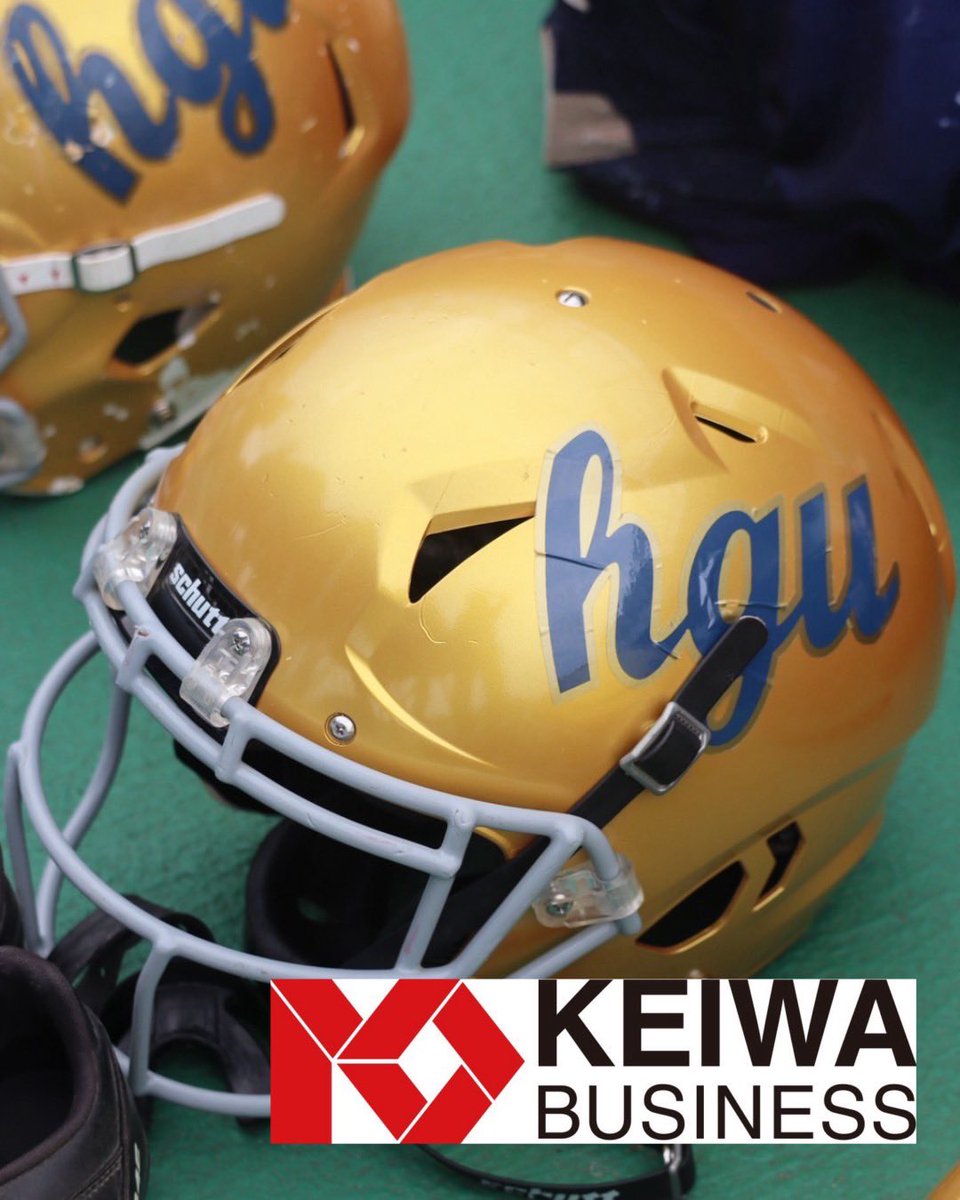 hgufootball's tweet photo. 【御礼】
この度、株式会社恵和ビジネス様より、ヘルメット用ステッカーをご協賛いただきました。
チームのヘルメットにステッカーを掲示し、今シーズンの戦いを共にしていきます！

株式会社恵和ビジネス様、素敵なご支援をいただき、本当にありがとうございます。 https://t.co/3K6Qte4cmG