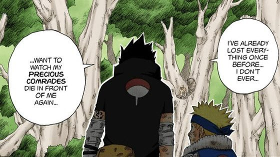 Sasukebix's tweet photo. Maturing is realising Sasuke was the kindest on team 7 https://t.co/vCVJMI0NOP