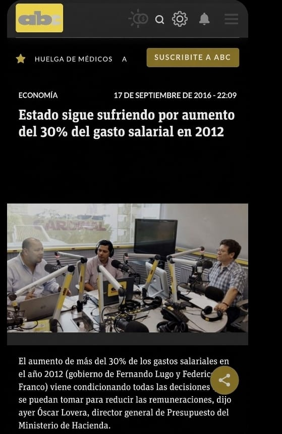 Rocio_La_Negra's tweet photo. Es increíble mi Paraguay. El hombre que siendo ministro de hacienda aumento sueldos y salarios de todo el sector público en 30 % llevando a un déficit de 800 millones de dólares, casi 2 puntos del PIB y "pontifica" sobre como achicar gastos. 
Vergüenza. https://t.co/HYhBIQ2RX8