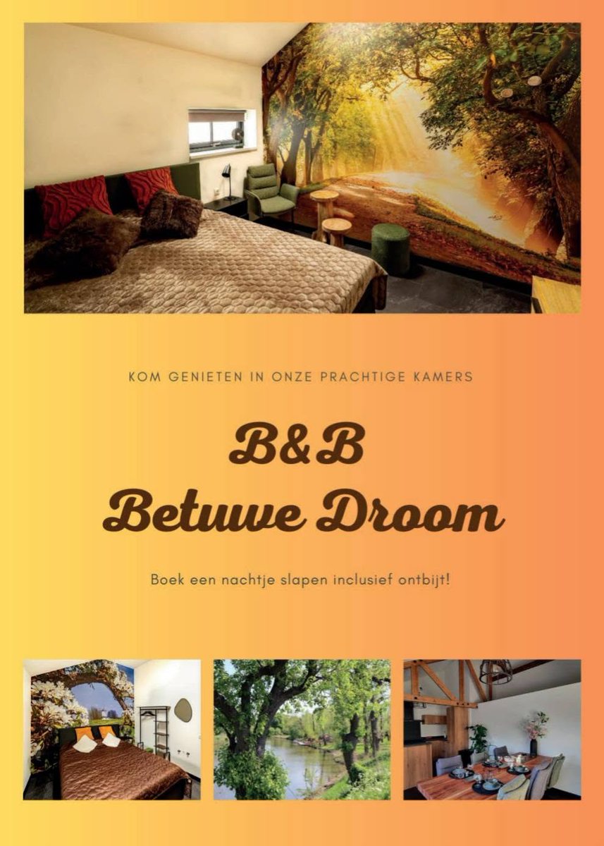InfopuntEnspijk's tweet photo. Bent u opzoek naar een bed en breakfast om te overnachten in Enspijk. In Enspijk zijn er meerdere o.a. B&amp;B Betuwe Droom. https://t.co/BBSpbrzXQi https://t.co/wqeUR8fmYQ