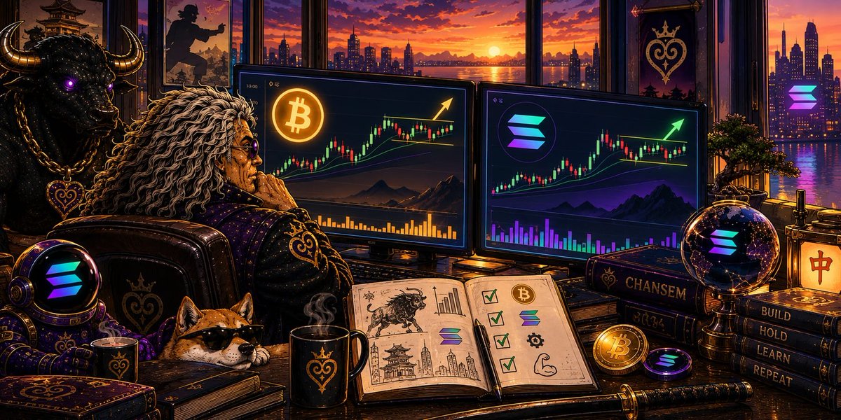 chansemsol's tweet photo. 🐂 Market check for today.
Bitcoin's holding steady above $78K, catching its breath after a strong August run. Not backing down, just consolidating before the next move.
Solana's sitting around $103, still putting up real usage numbers, this is the kind of steady growth that actually matters long term.
Good day to be building. We're staying locked in. $CHANSEM 🐂📖🀄️🪙

Buy:
https://t.co/6sy9H28CiB

Chart:
https://t.co/BkXuloRhEN

#Comicnomics #Tokenomics #CHANSEM #ANSEM #AnsemEra #JackieChAnsem #Solana #SolanaMemeCoins #SolanaGems #Bitcoin #Crypto #CryptoTwitter #CryptoComics #BullRun #Memecoin #DeFi #Web3 #GeckoTerminal #PumpFun #100xGems