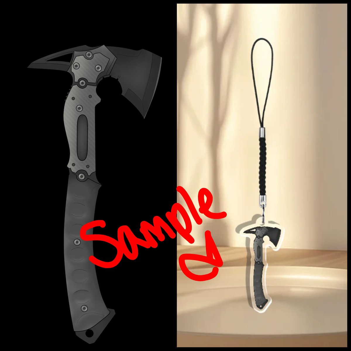 KageMitsuneTTV's tweet photo. I do not usually post anything with my art here but I wanted to show off the hatchet keychain I made last night cos it is rad. Parry away~
🔗below

#re9 #ResidentEvil #residentevilrequiem  #fanart #digitalart #leonkennedy #leonskennedy https://t.co/FxAC2MVStM