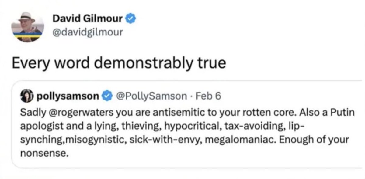 ERobb69's tweet photo. @rogerwaters @ic911justice Gilmour’s take. https://t.co/GlvGEwTSRd