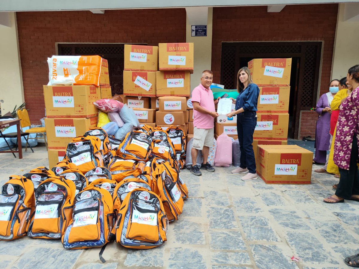 IsraelinNepal's tweet photo. 🇮🇱🤝🇳🇵Israel provided emergency support to flood-affected communities in Dhading.
DCM Bebar visited there &amp; handed over emergency go-bags, marking first phase of Embassy’s relief response, with more support to follow.
@IsraelMFA @MofaNepal @ramkaji05 @amritrai555 @daomohadhading1 https://t.co/IsNqOowlAk