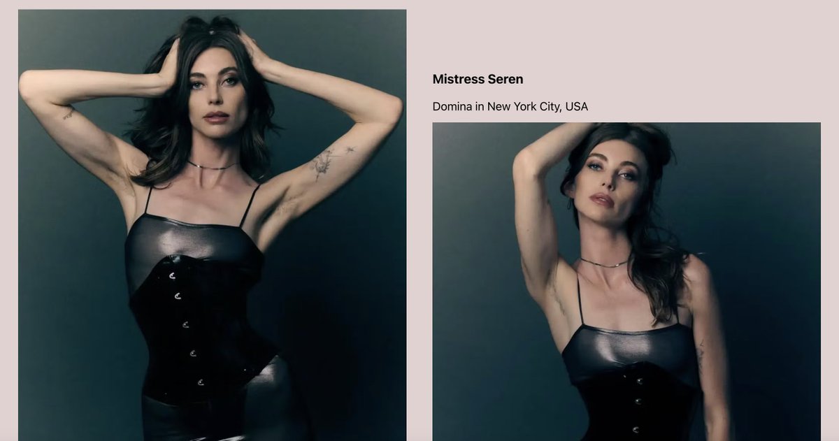 BDSMLadySas's tweet photo. 🇩🇪„Indem er akzeptiert, dass er Kontrolle abgeben muss, gewinnt er Freiheit.“ — Mistress Seren, New York City

@MistressSeren ließ eine erfolgreiche Karriere in der Tech-Branche hinter sich, verbrachte ein Jahr damit, BDSM und die Psychologie von Subs zu studieren und baute sich dann als Domina ein Leben auf, von dem sie vorher nur träumen konnte: https://t.co/zlVAhZR5bU