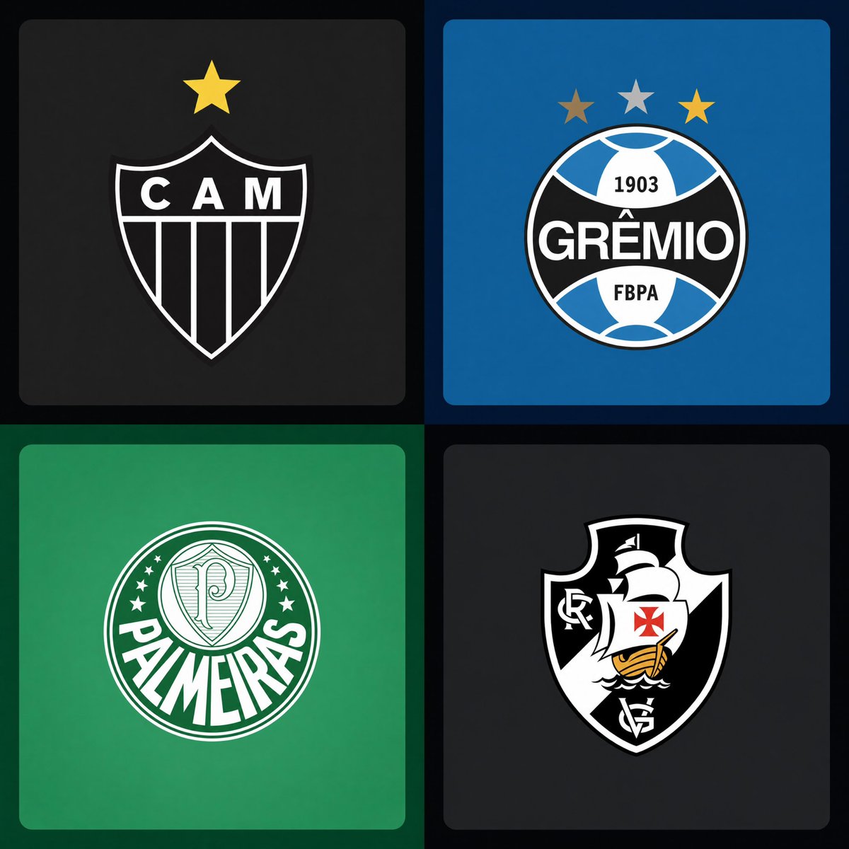 golsdobrasil1's tweet photo. 🤝 CURIOSIDADE:

As principais torcidas organizadas de Grêmio, Palmeiras, Atlético-MG e Vasco, os quatro semifinalistas da Copa do Brasil, possuem laços de amizade entre si. https://t.co/mSwzZ80a44