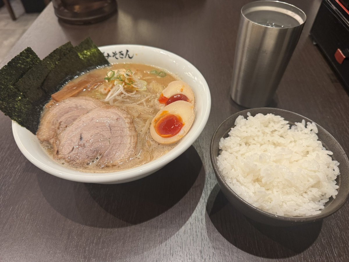 Kanimiso007's tweet photo. みそきん大阪あべのキューズモール店
特製みそきん大盛り　ライス https://t.co/GPmmmrKjGl